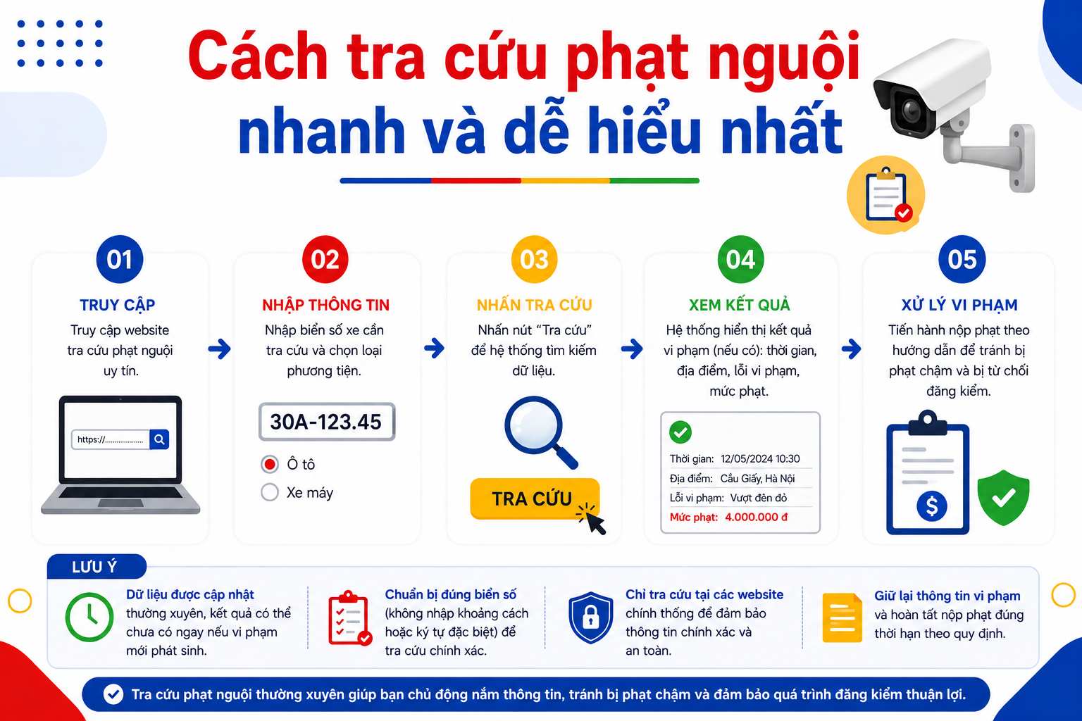 Tra Cứu Phạt Nguội Miễn Phí Trên Điện Thoại Và Máy Tính